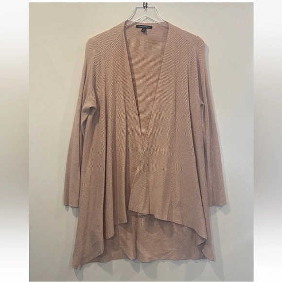 41 Hawthorn Pink Open Front Waterfall Cardigan Sweater Womens Size Medium - Picture 1 of 5